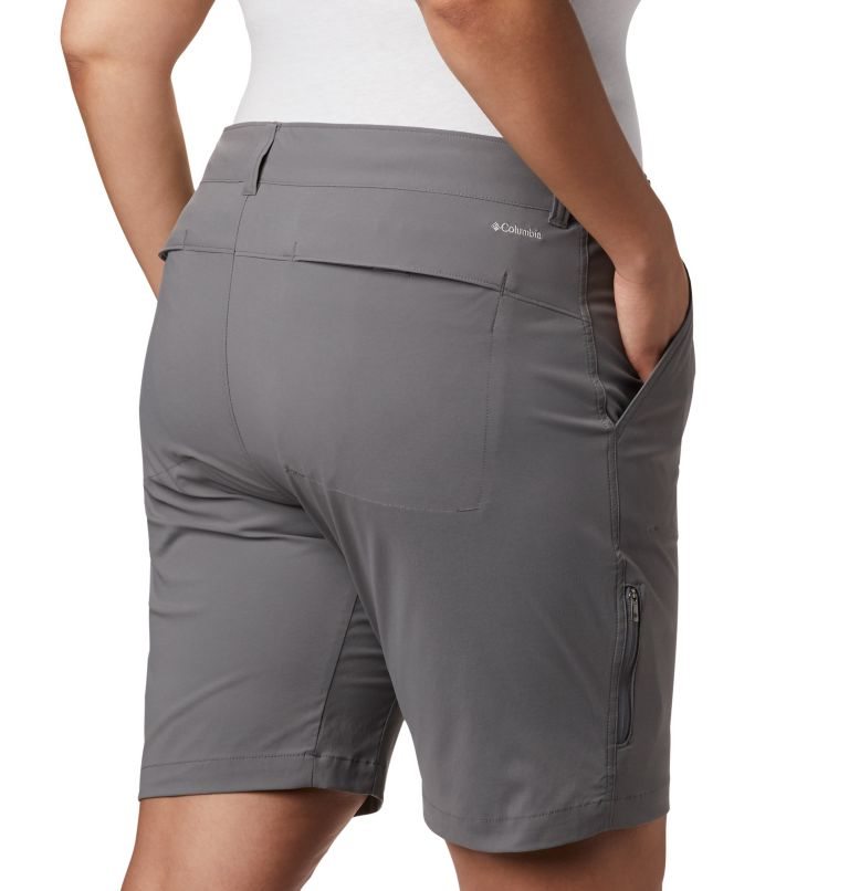 Pantaloni Scurti Columbia Saturday Trail Long Dama Gri | Plus Size KZ87M10QZ